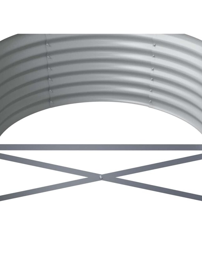 Kõrge peenrakast, antratsiithall, 229 × 80 × 36 cm, tsingitud teras. 4