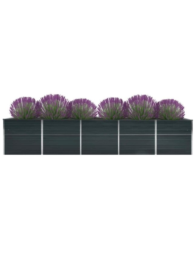 Tall garden bed, anthracite, 400x80x77 cm, steel 3 Tall garden bed, anthracite, 400x80x77 cm, steel 3