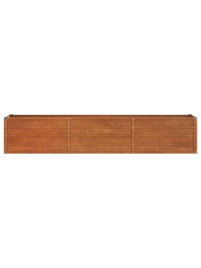 Tall garden bed, rust-colored, 240 x 40 x 45 cm, Corten steel 3 Tall garden bed, rust-colored, 240 x 40 x 45 cm, Corten steel 3