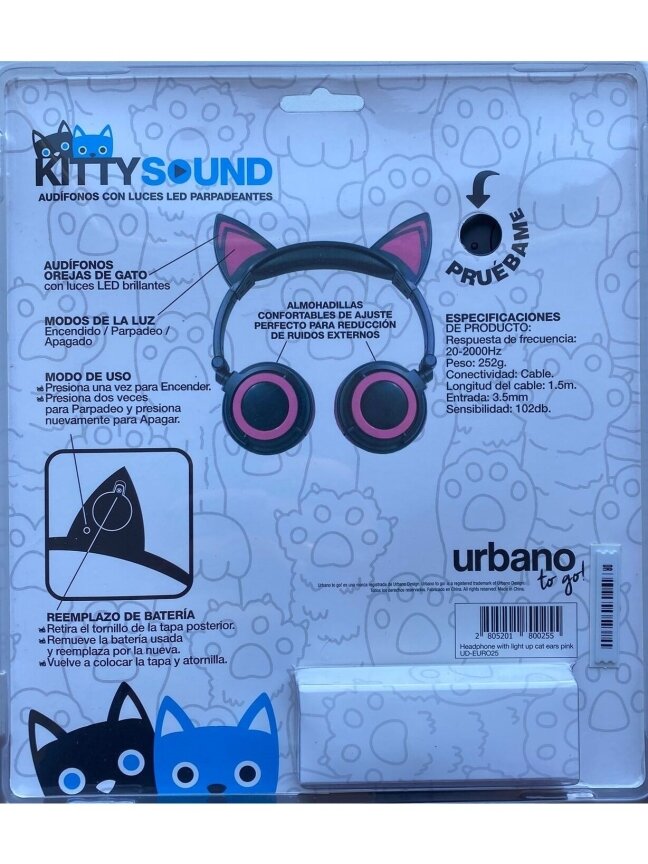 Ausinės "Urbano" KITTY SOUND 1