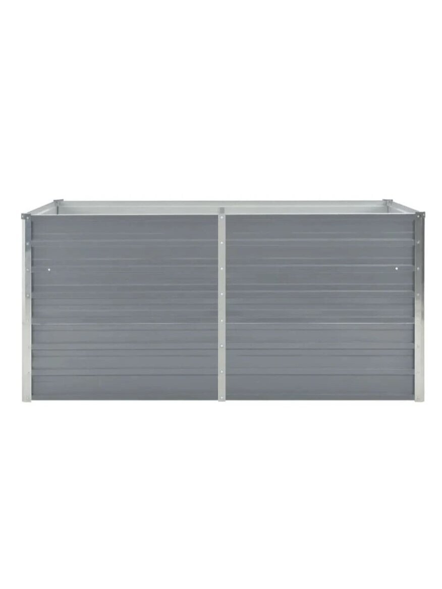 Tall garden bed, gray color, 160x80x77 cm, steel 3 Tall garden bed, gray color, 160x80x77 cm, steel 3