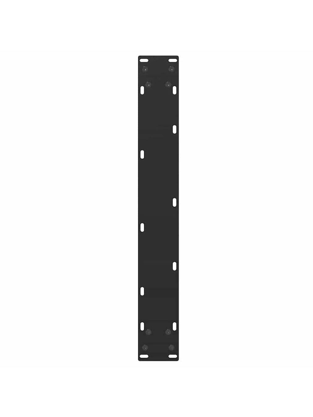 Bar table legs, U-shaped, 2 pcs, black, 60 × (110–111) cm, steel 6