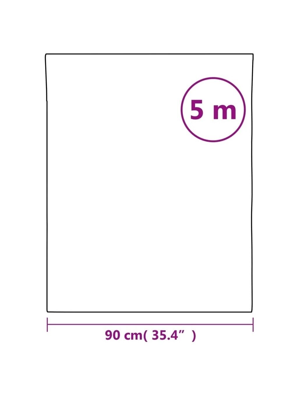 Furniture sticker, adhesive, matte black, 90x500 cm, PVC 7