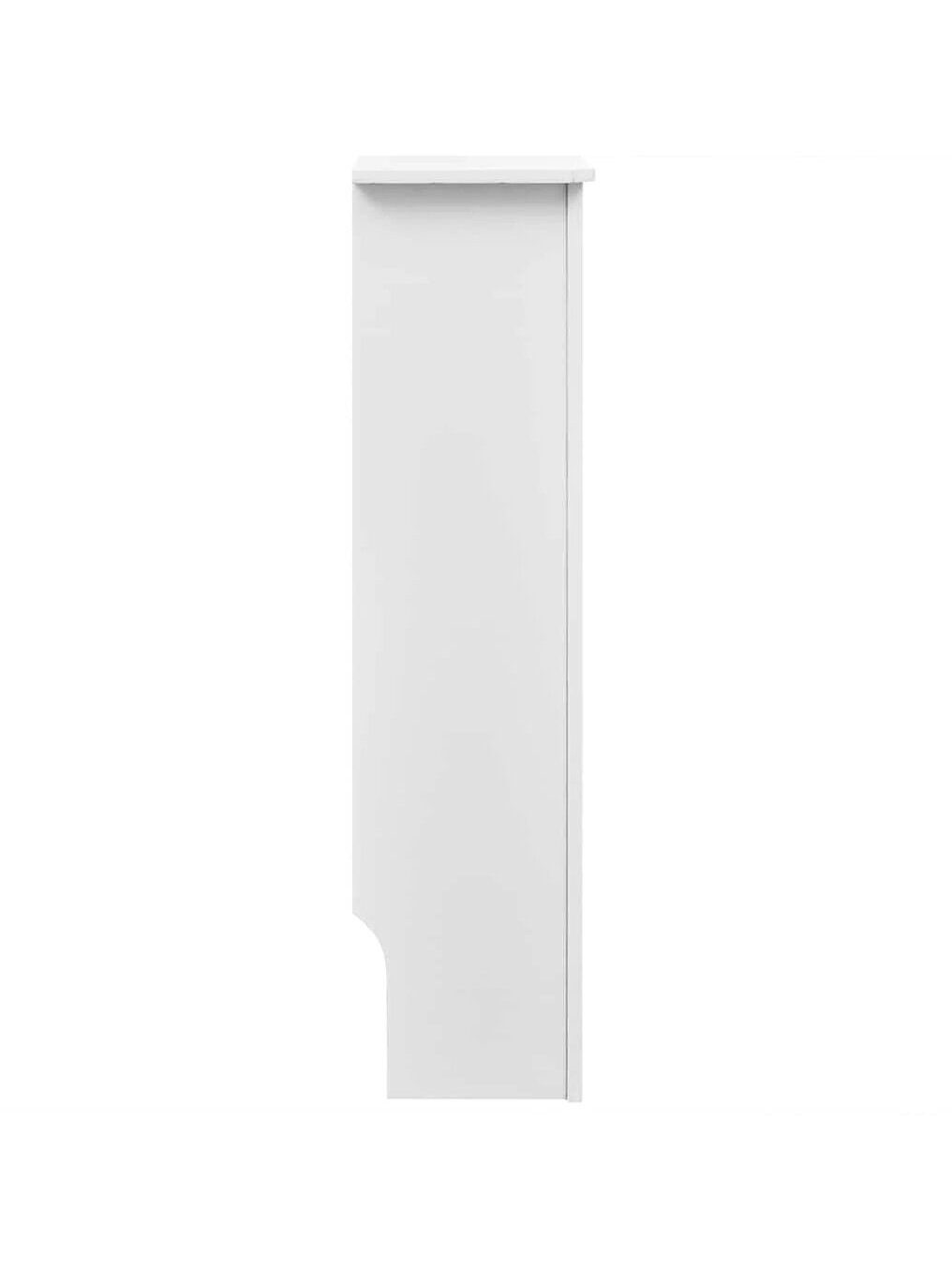 White MDF Radiator Cover with Shelf, 152 cm 3 White MDF Radiator Cover with Shelf, 152 cm 3