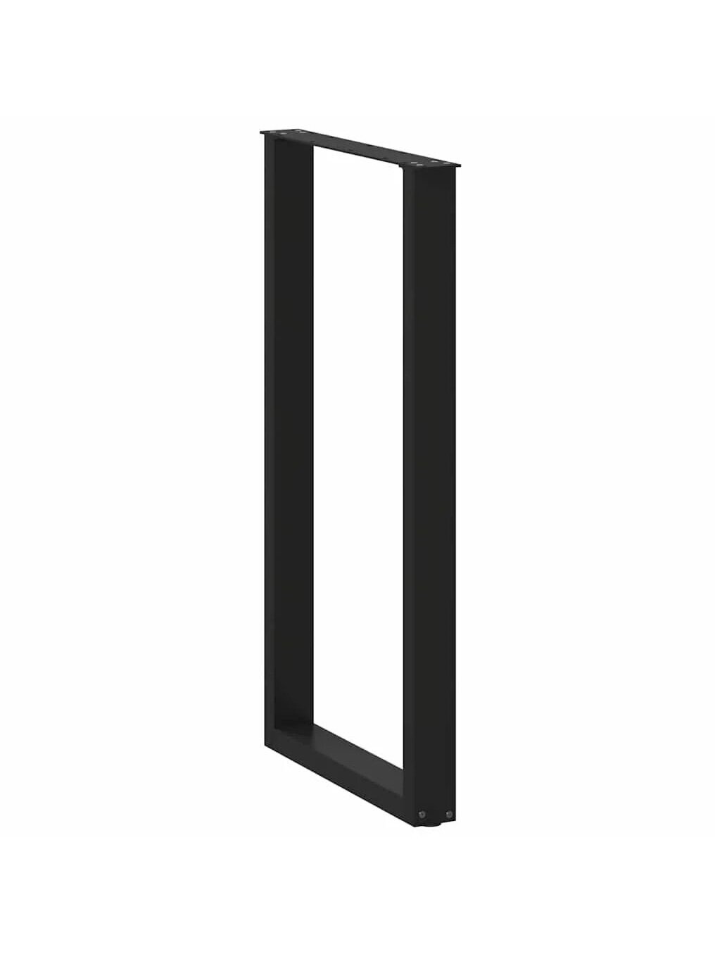 Bar table legs, U-shaped, 2 pcs, black, 60 × (110–111) cm, steel 3