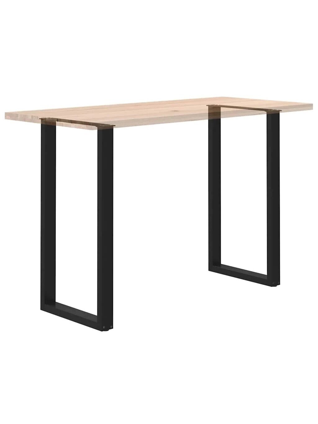 Bar table legs, U-shaped, 2 pcs, black, 60 × (110–111) cm, steel 7 Bar table legs, U-shaped, 2 pcs, black, 60 × (110–111) cm, steel 7