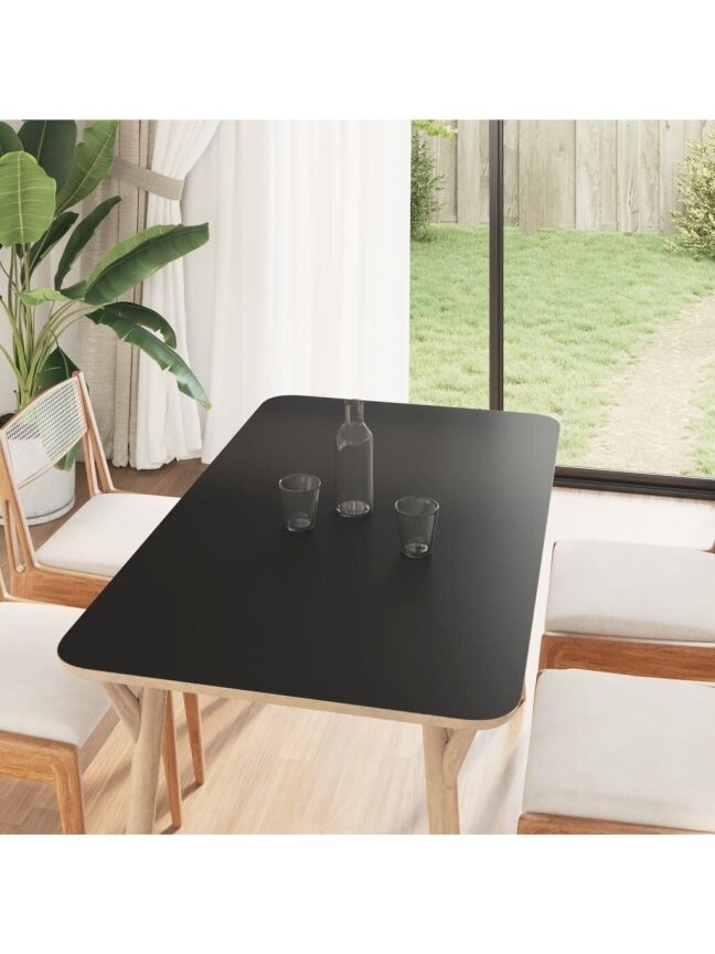 Furniture sticker, adhesive, matte black, 90x500 cm, PVC