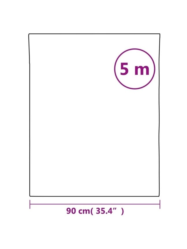 Furniture sticker, adhesive, matte black, 90x500 cm, PVC 7