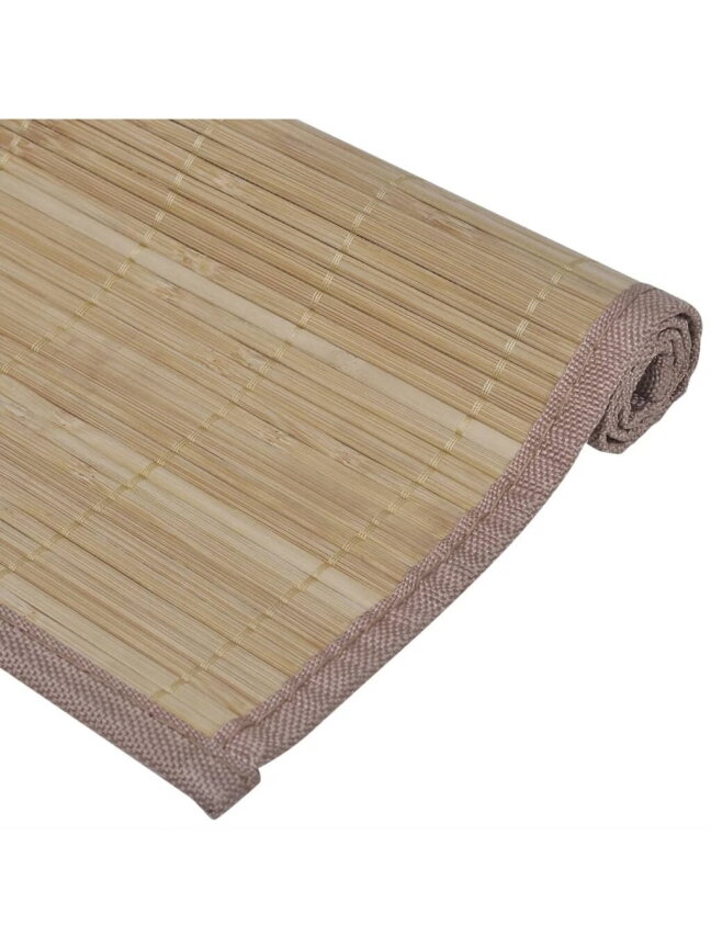 Bamboo Placemats, 6 pcs, brown, 30x45 cm 2 Bamboo Placemats, 6 pcs, brown, 30x45 cm 2