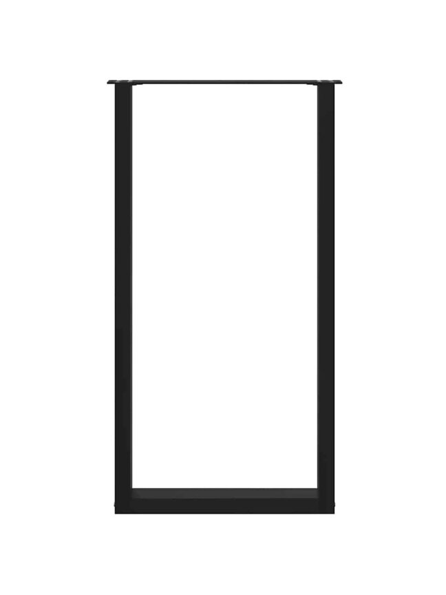 Bar table legs, U-shaped, 2 pcs, black, 60 × (110–111) cm, steel 4 Bar table legs, U-shaped, 2 pcs, black, 60 × (110–111) cm, steel 4