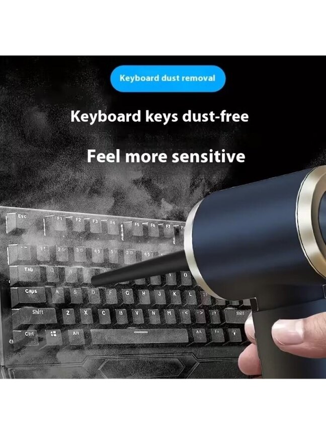 Cordless Handheld Car Vacuum Cleaner with Suction and Blowing Function, USB Rechargeable Mini Auto Vacuum Cleaner 2