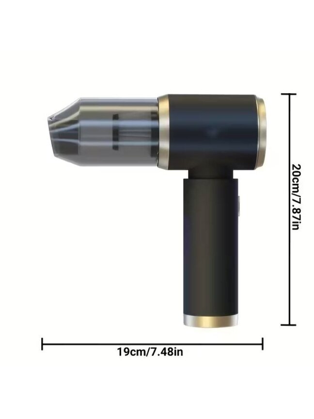 Cordless Handheld Car Vacuum Cleaner with Suction and Blowing Function, USB Rechargeable Mini Auto Vacuum Cleaner 1