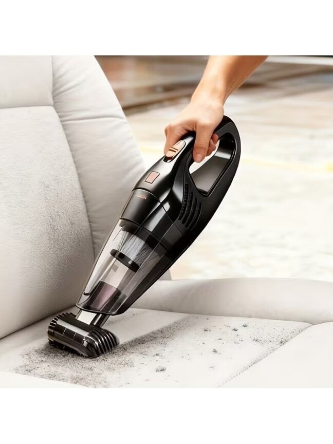 Cordless Handheld Vacuum Cleaner with 4 KPa Suction, 300 ml Capacity, USB Rechargeable