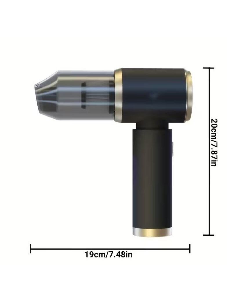 Cordless Handheld Car Vacuum Cleaner with Suction and Blowing Function, USB Rechargeable Mini Auto Vacuum Cleaner 1