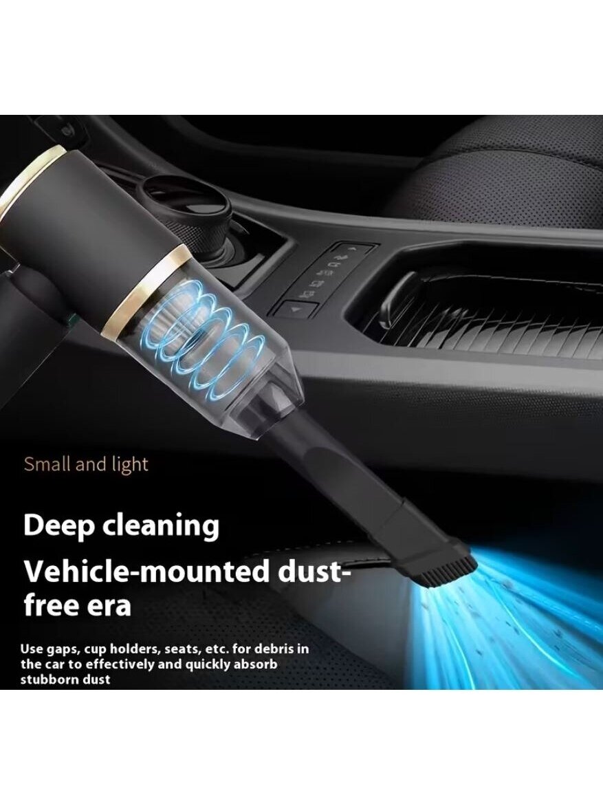 Cordless Handheld Car Vacuum Cleaner with Suction and Blowing Function, USB Rechargeable Mini Auto Vacuum Cleaner 4