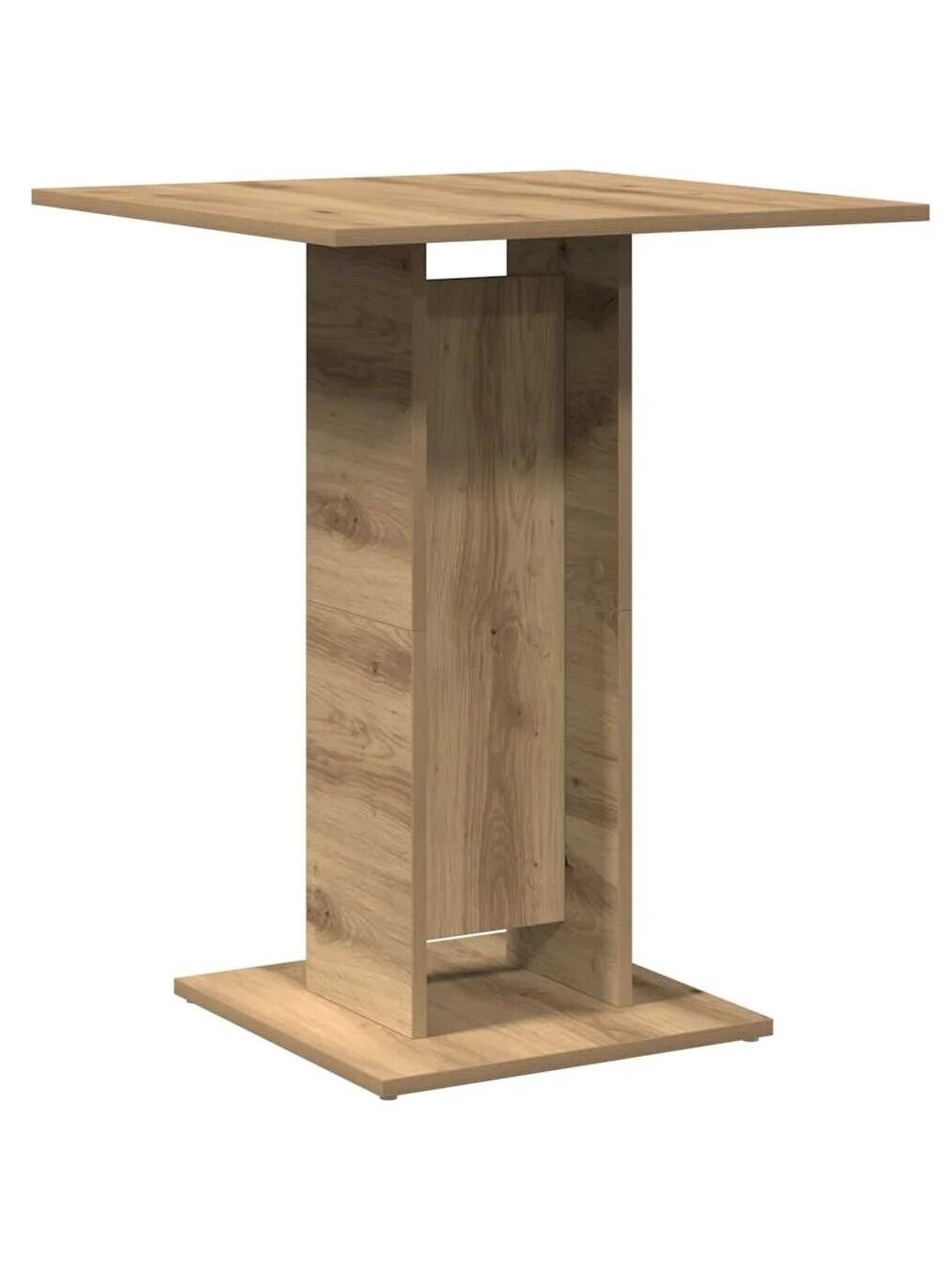 Bistrotabel, artisan tammepuude värv, 60 × 60 × 75 cm, puit 1