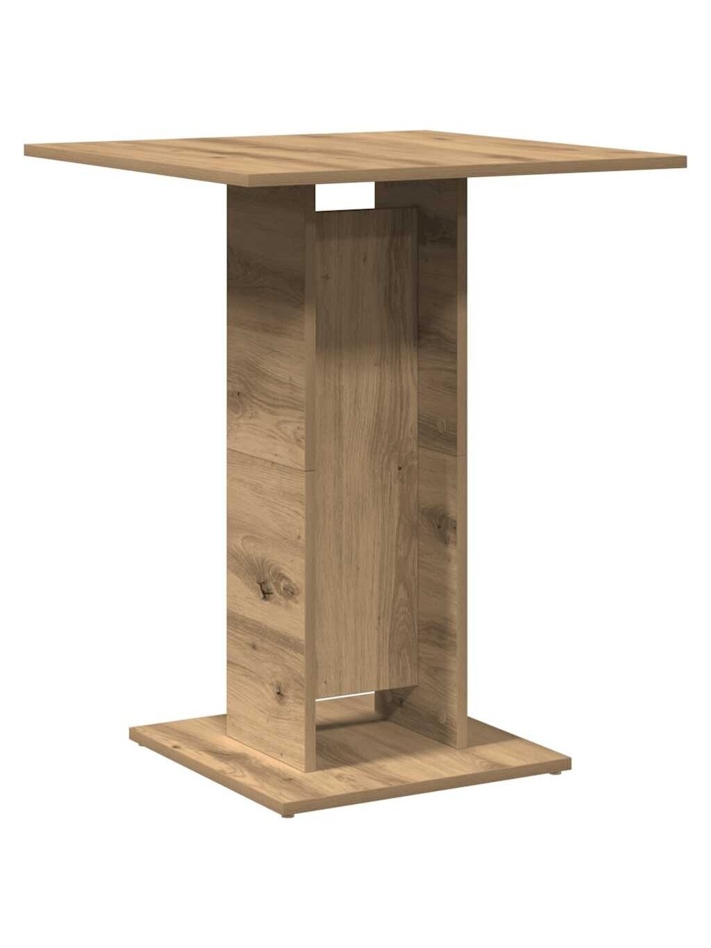 Bistrotabel, artisan tammepuude värv, 60 × 60 × 75 cm, puit 4