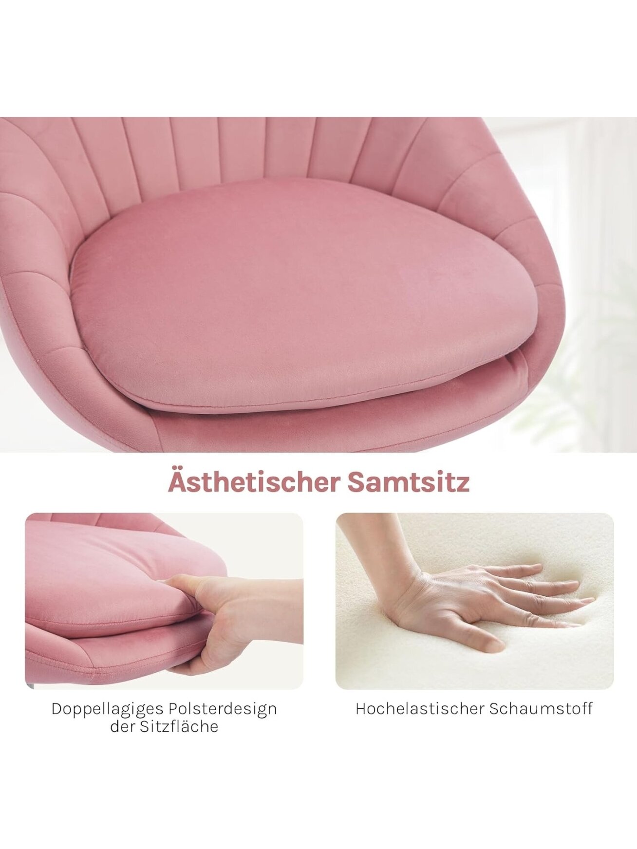 Kontoritool, ergonoomiline meigitool | Pöörlev, ratastega 3