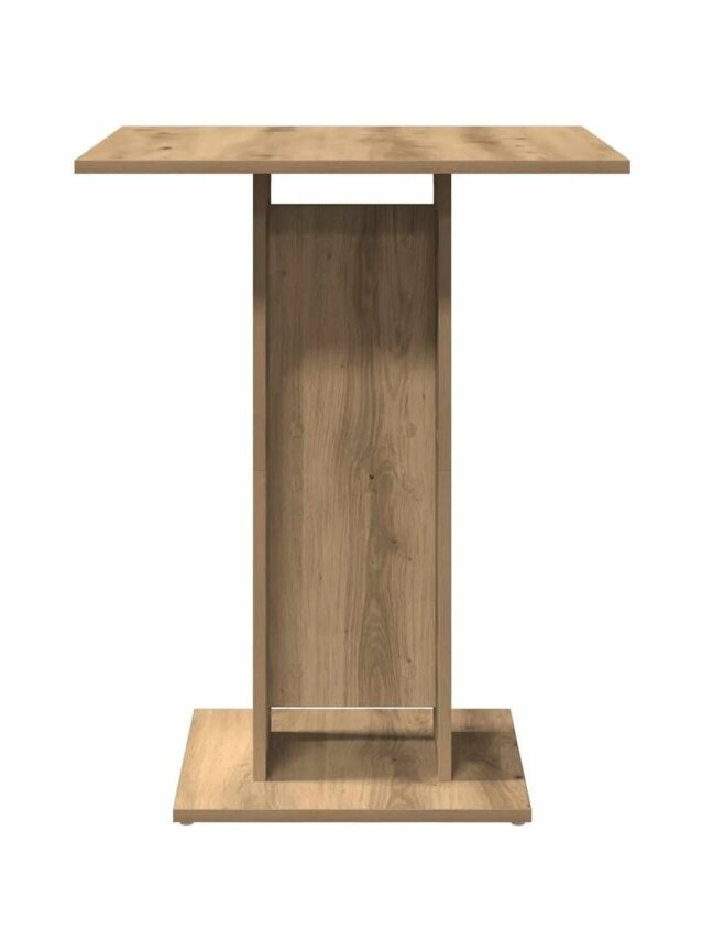 Bistrotabel, artisan tammepuude värv, 60 × 60 × 75 cm, puit 3