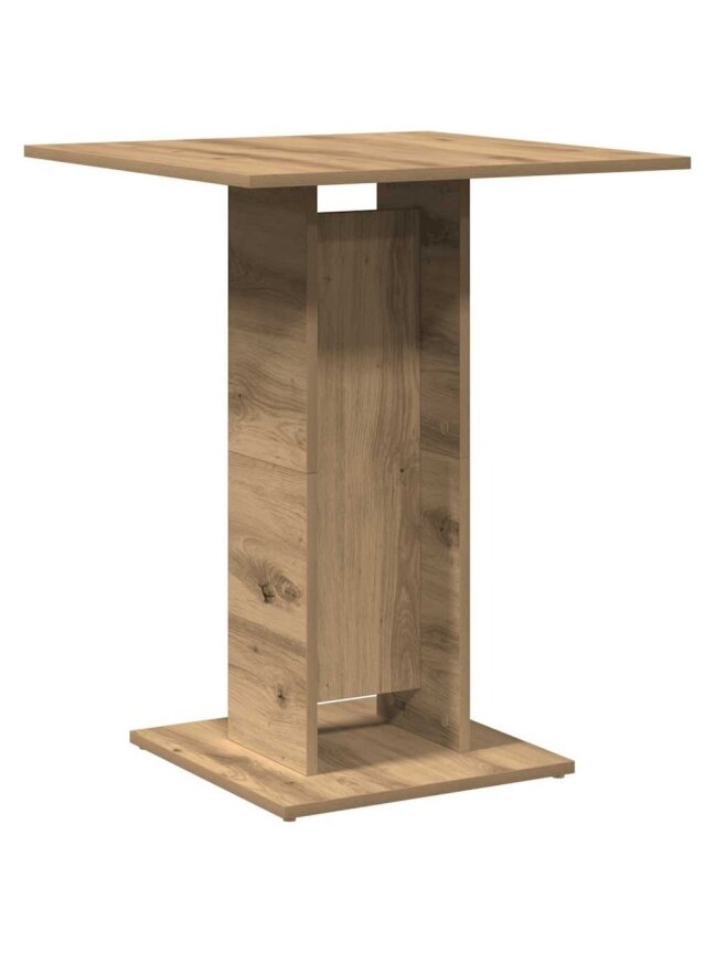 Bistrotabel, artisan tammepuude värv, 60 × 60 × 75 cm, puit 4