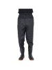 Waders with Boots, Black, Size 41