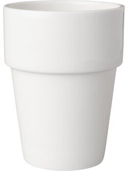 "Budgetline" puodelis –  6 vnt. 19 cl Baltas, Porcelianas