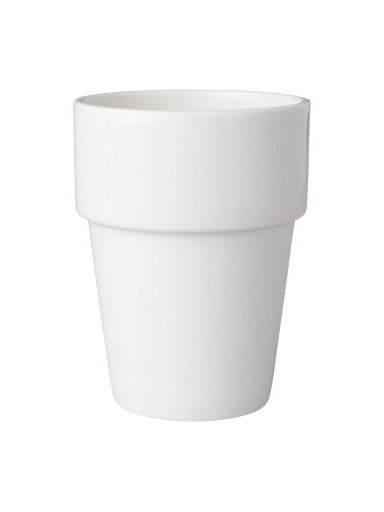 “Budgetline” Cup – 6 pcs, 19 cl – White, Porcelain