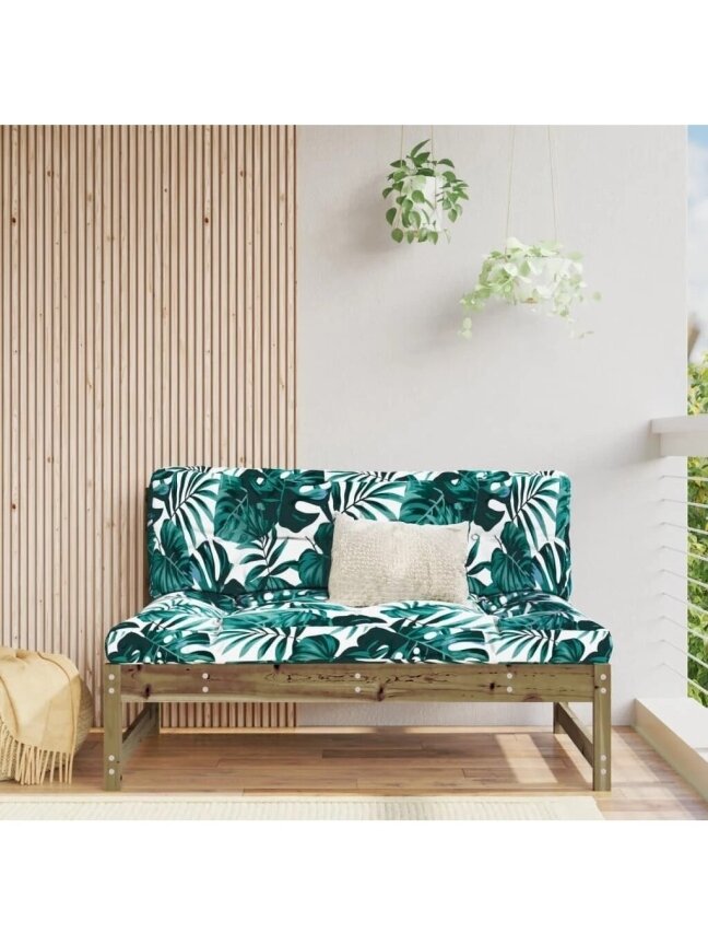 Central sofa, impregnated pine wood, 120 x 80 cm