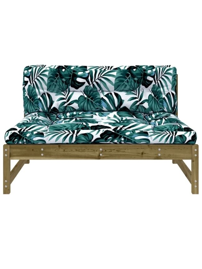 Central sofa, impregnated pine wood, 120 x 80 cm 3