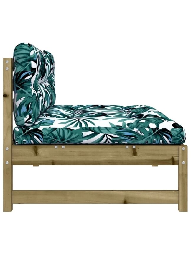 Central sofa, impregnated pine wood, 120 x 80 cm 4