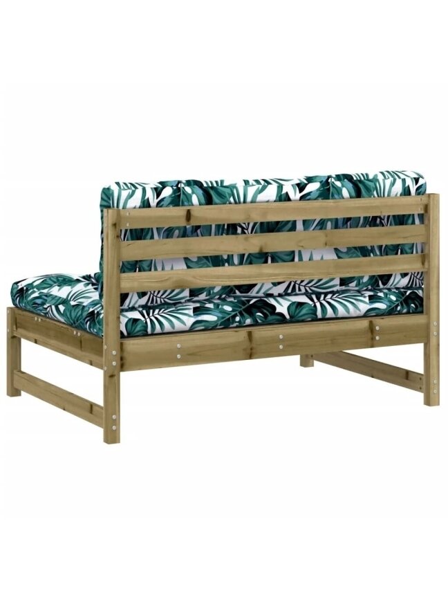 Central sofa, impregnated pine wood, 120 x 80 cm 5