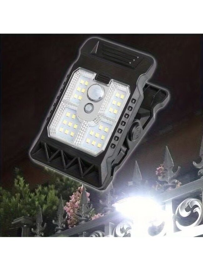 COB LED galvas lampu komplekts ar USB uzlādi (ar kārbu). 9