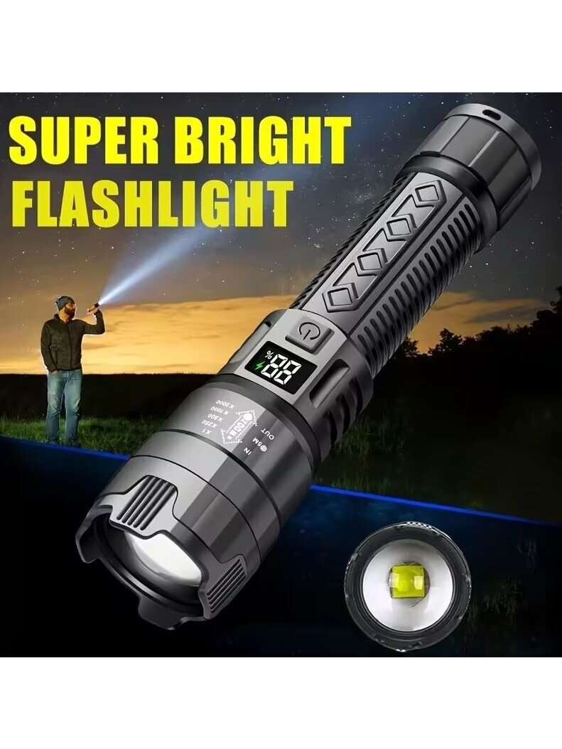 COB LED galvas lampu komplekts ar USB uzlādi (ar kārbu). 5