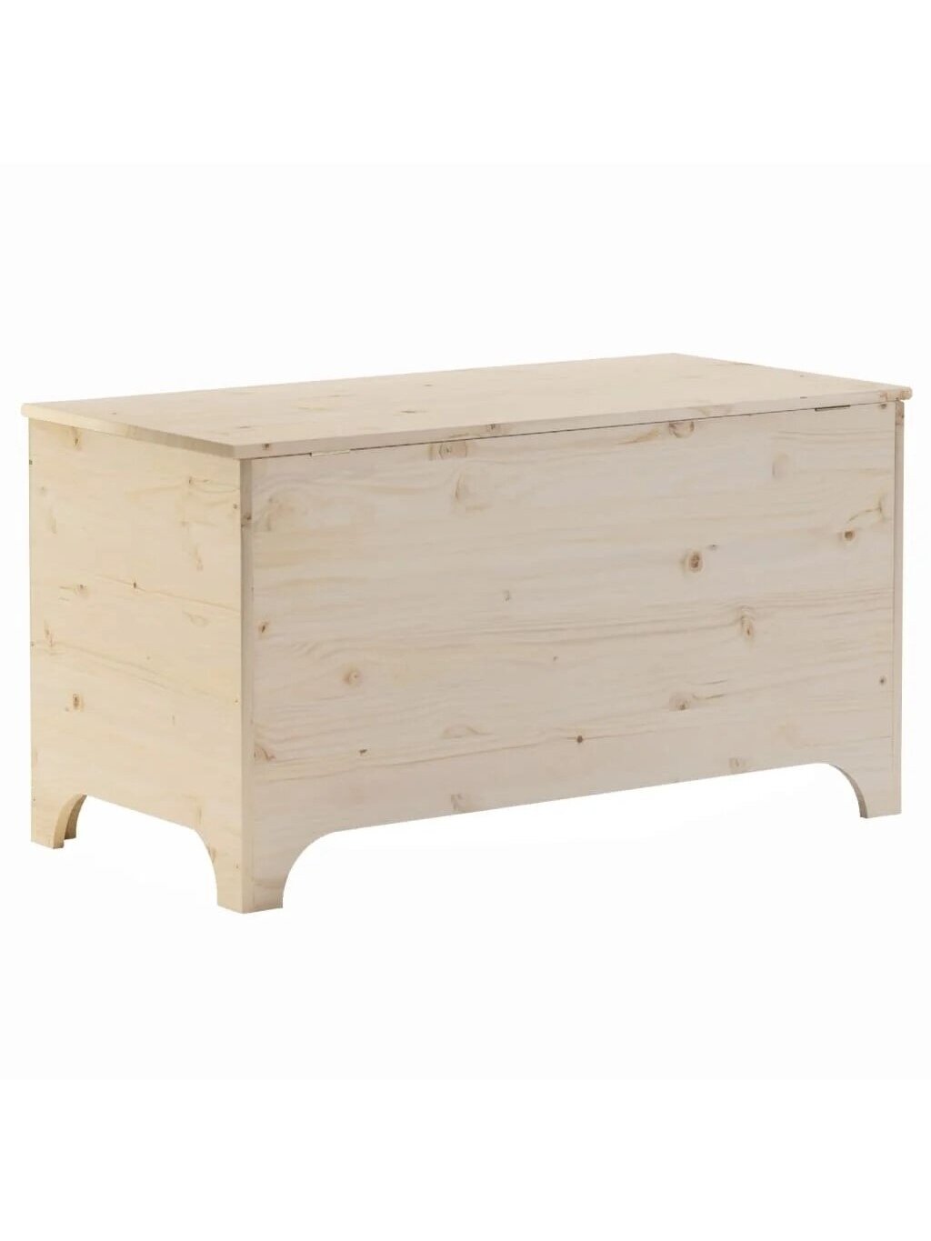 Rullikuga hoiukast RANA, 100x49x54 cm, männipuit 5