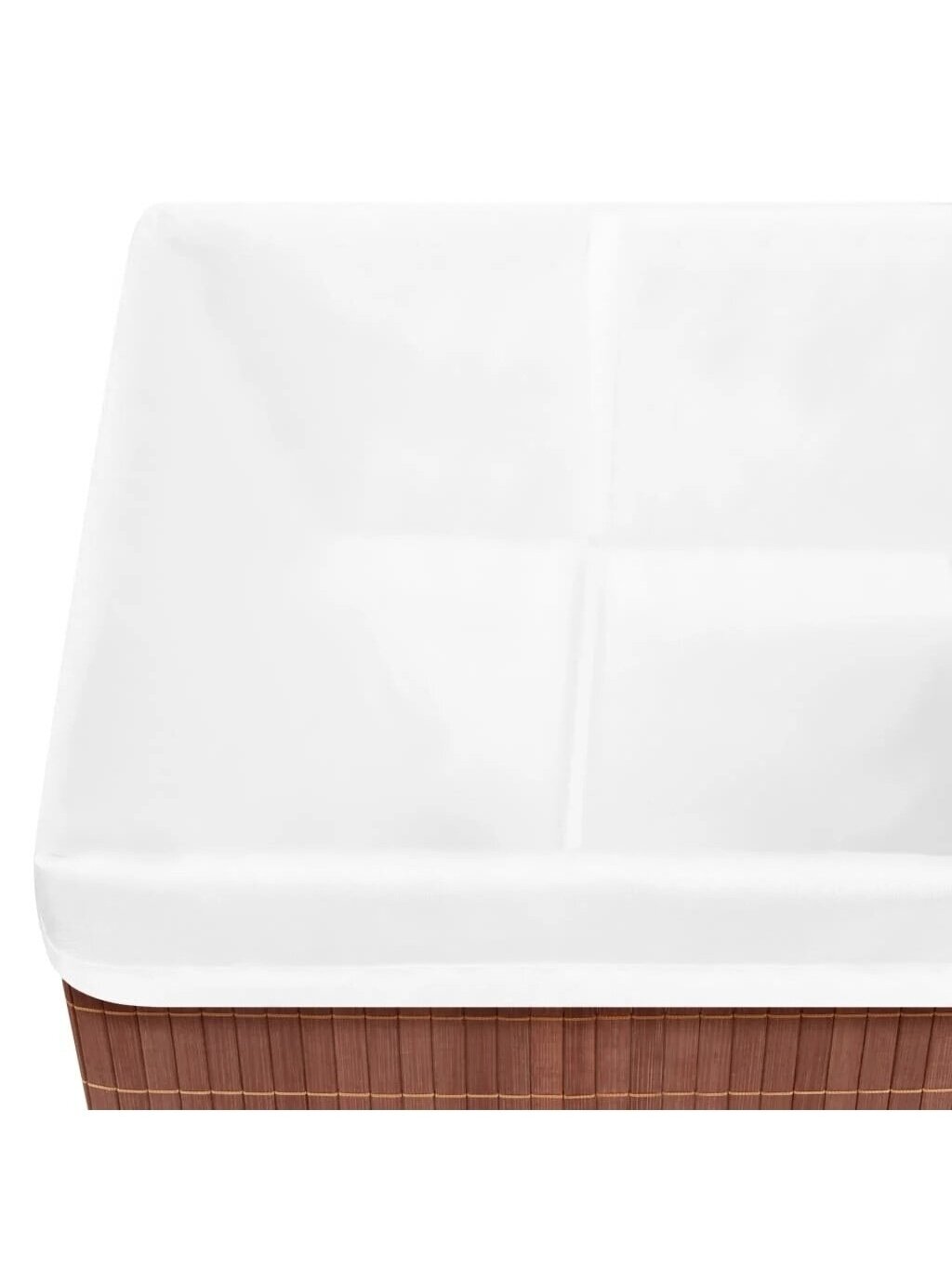Storage boxes, 4 pcs, brown, bamboo 6