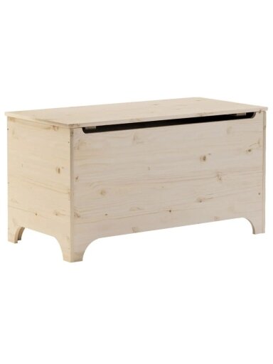 Storage box with wheels RANA, 100x49x54 cm, solid pine