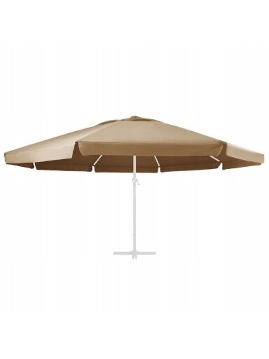 Danga sodo skėčiui, taupe spalvos, 600cm Danga sodo skėčiui, taupe spalvos, 600cm