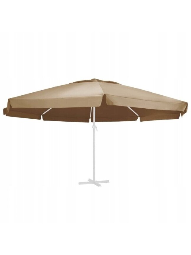 Garden umbrella canopy, taupe, 600 cm