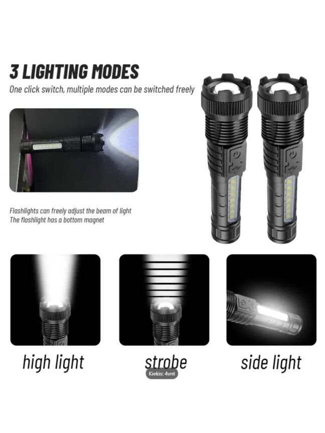 Daudzfunkcionāls LED lukturis 1