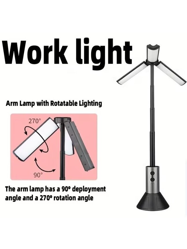 Multi-functional Portable LED Camping Light with USB Charging 6