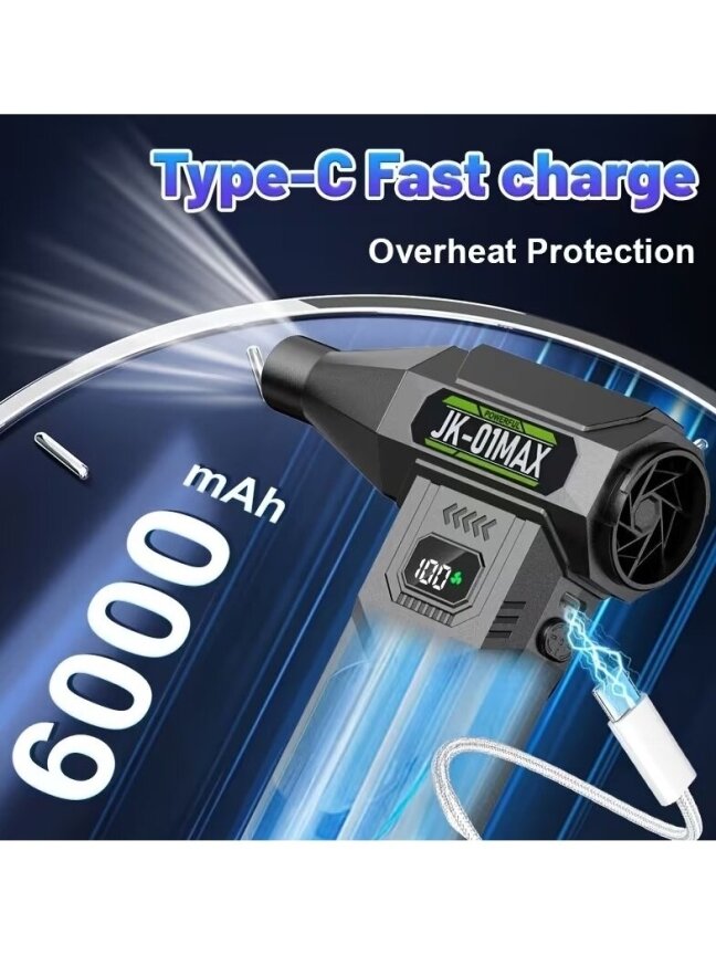 Multifunctional turbo air blower – 9,000,000 RPM brushless motor. 1 Multifunctional turbo air blower – 9,000,000 RPM brushless motor. 1