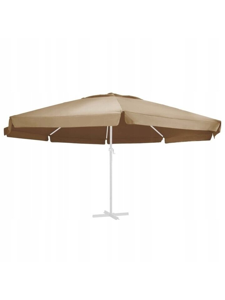 Garden umbrella canopy, taupe, 600 cm