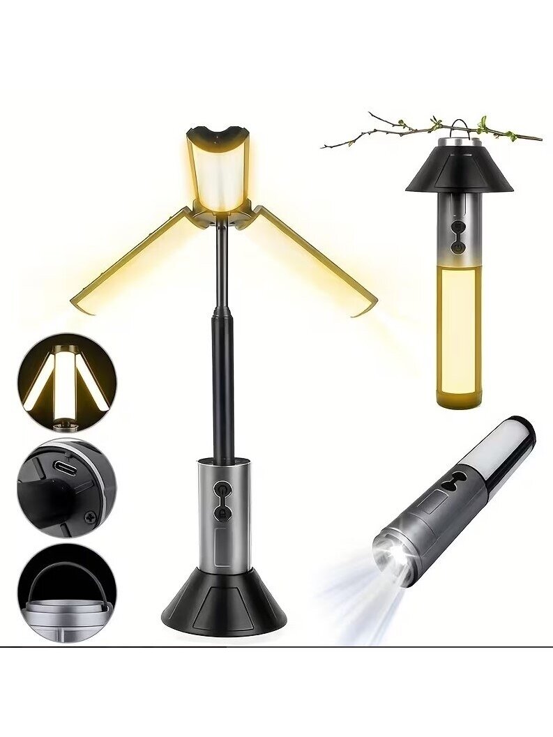 Multi-functional Portable LED Camping Light with USB Charging 5