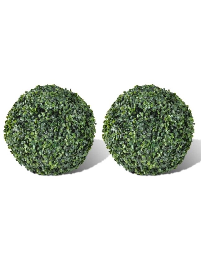 Artificial boxwood bushes, 2 pcs., 27 cm Artificial boxwood bushes, 2 pcs., 27 cm
