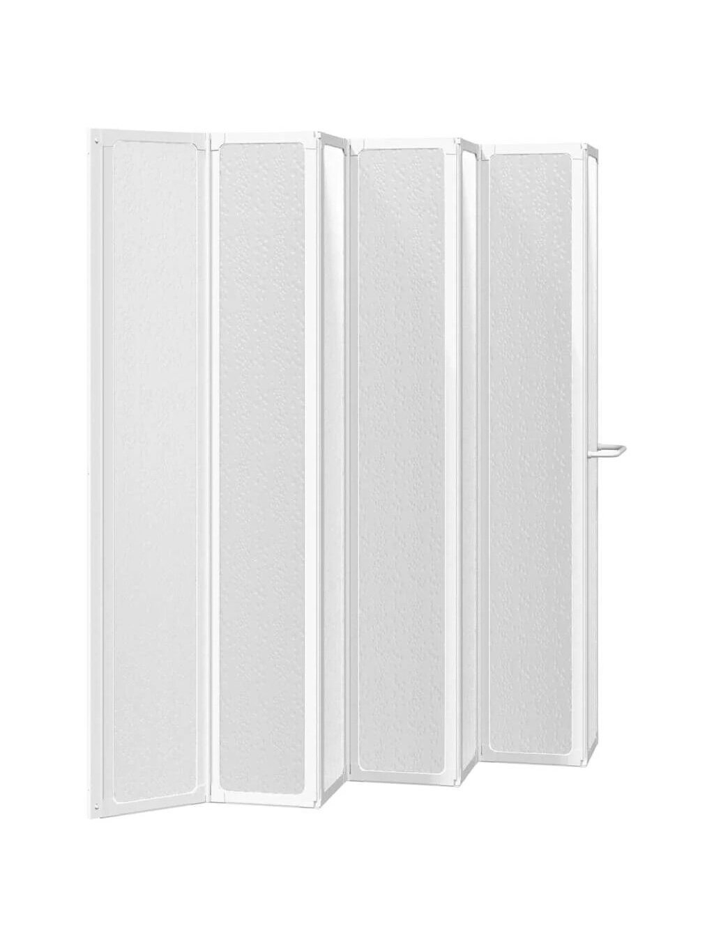 Shower / Bath Screen, 140 × 168 cm, 7 Foldable Panels, with Towel Rack 5 Shower / Bath Screen, 140 × 168 cm, 7 Foldable Panels, with Towel Rack 5
