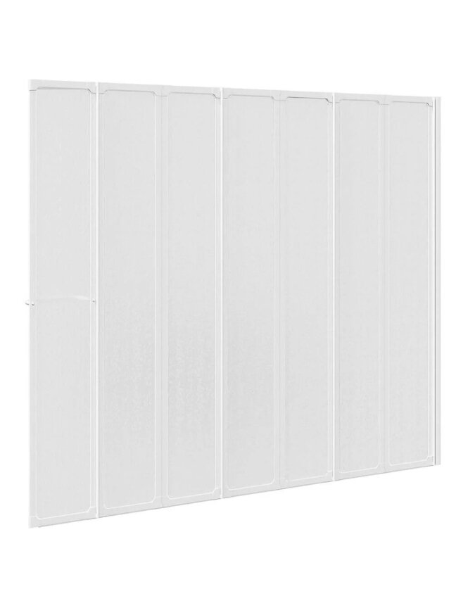 Shower / Bath Screen, 140 × 168 cm, 7 Foldable Panels, with Towel Rack 7 Shower / Bath Screen, 140 × 168 cm, 7 Foldable Panels, with Towel Rack 7
