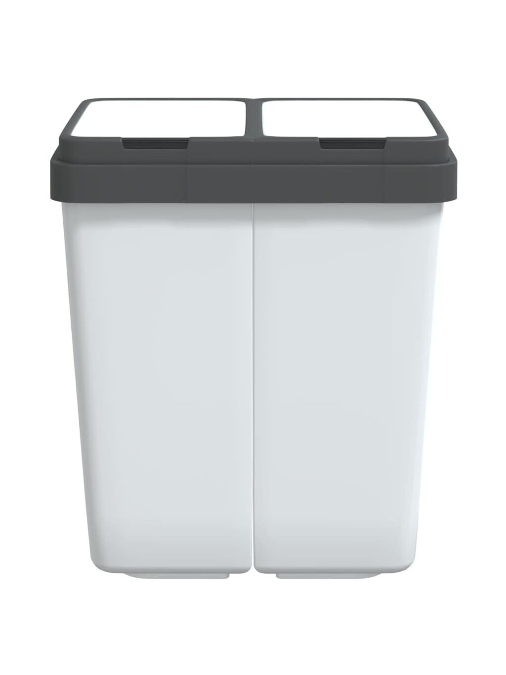 Double Trash Bin, White, 2x25 L 1