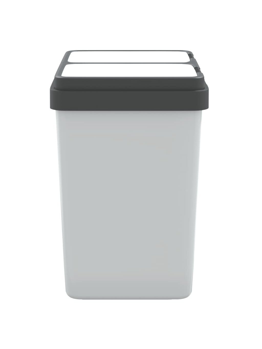 Double Trash Bin, White, 2x25 L 2 Double Trash Bin, White, 2x25 L 2