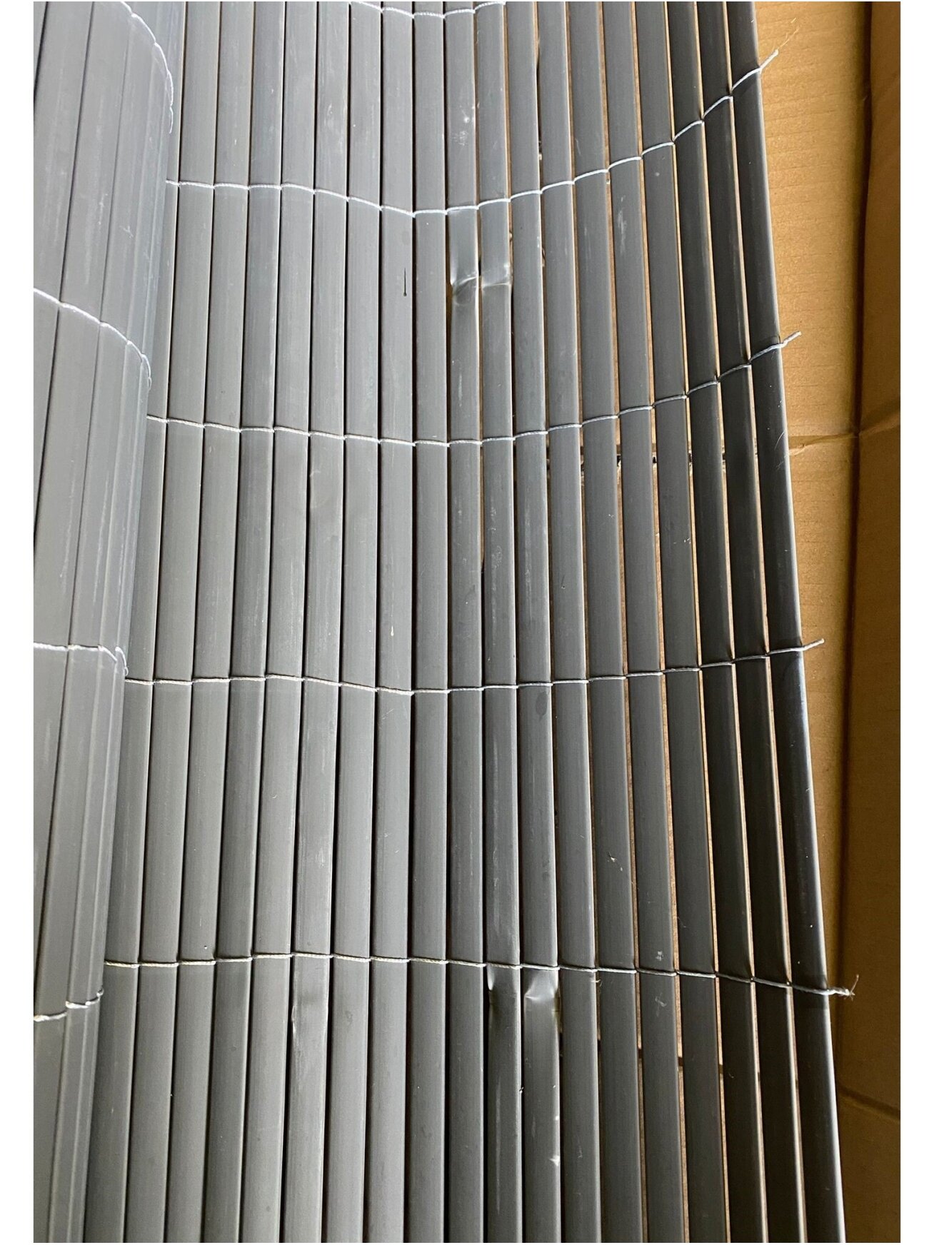 Dvipusė sodo tvora, pilkos spalvos, 110x500cm 7