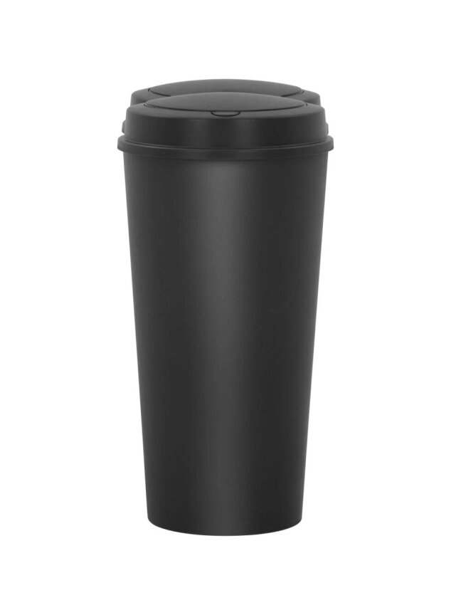Double Trash Bin, Black, 50 L 2